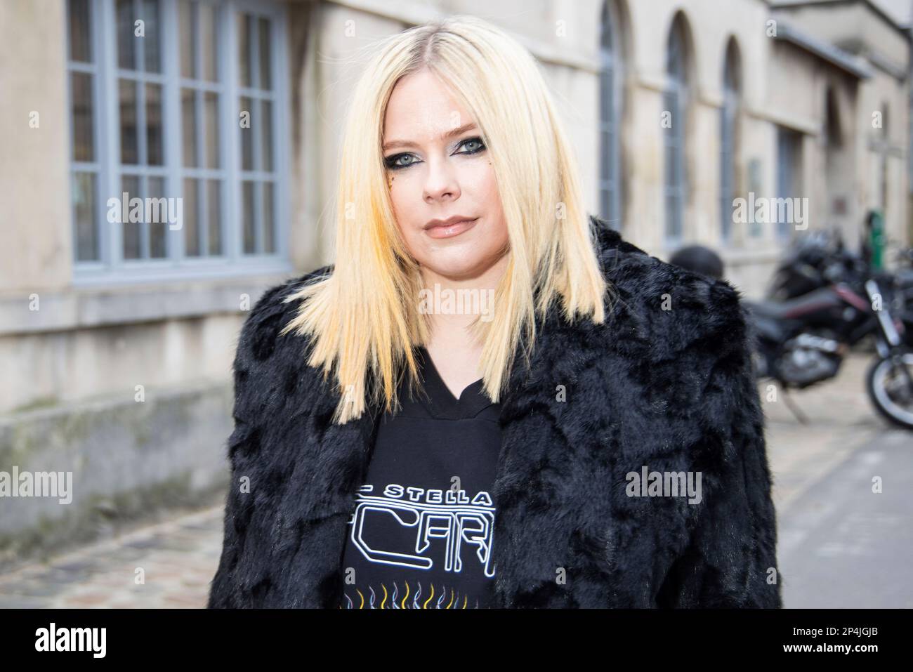 Avril Lavigne attends the Stella McCartney Fall/Winter 2023-2024 ready