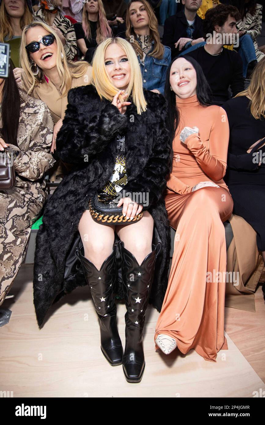 Avril Lavigne and Noah Cyrus attend the Stella McCartney Fall/Winter