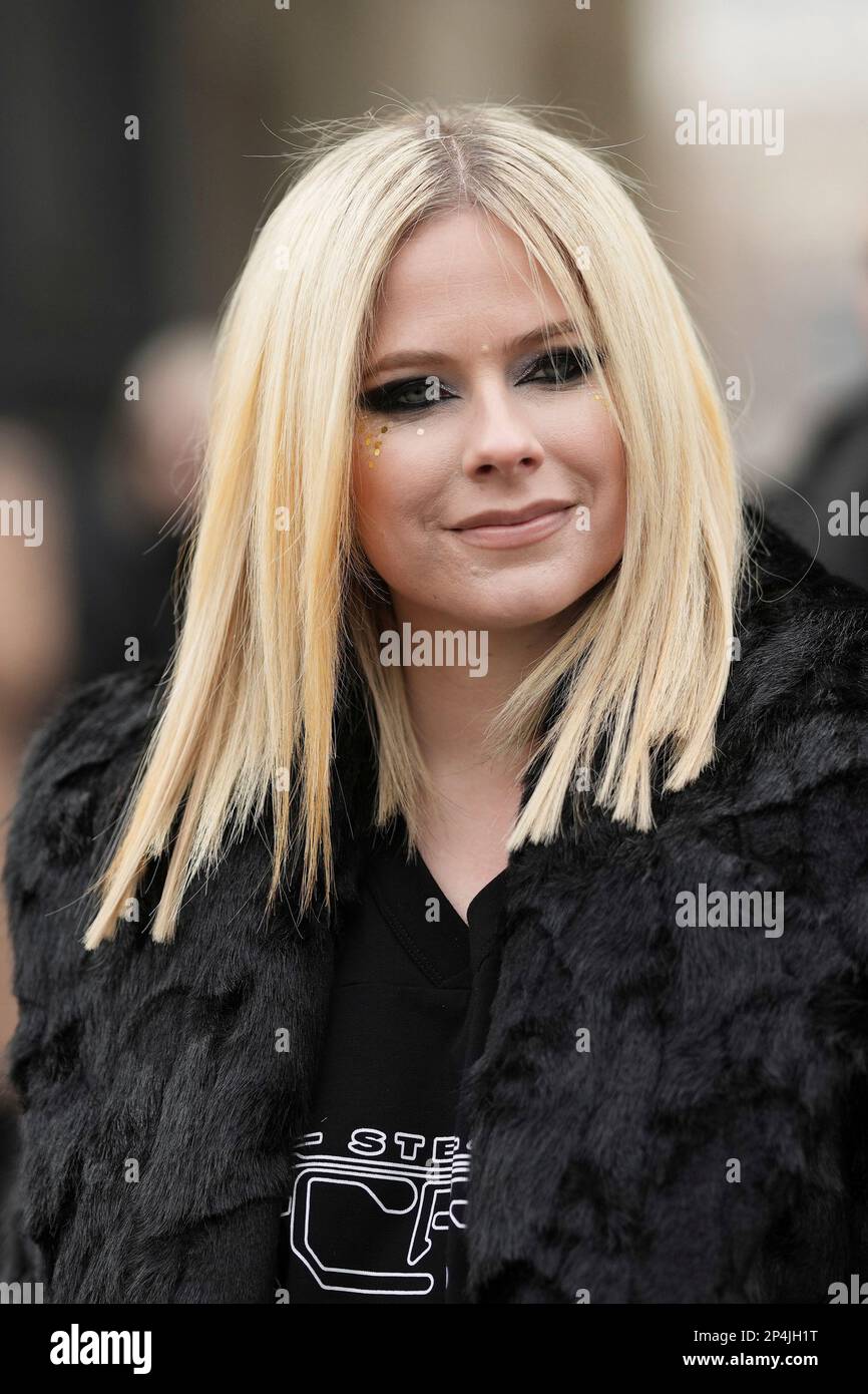 Avril Lavigne departs the Stella McCartney Fall/Winter 20232024 ready