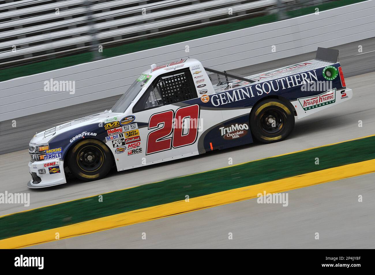 Gray Gaulding during practice for the NASCAR Camping World Truck Series ...