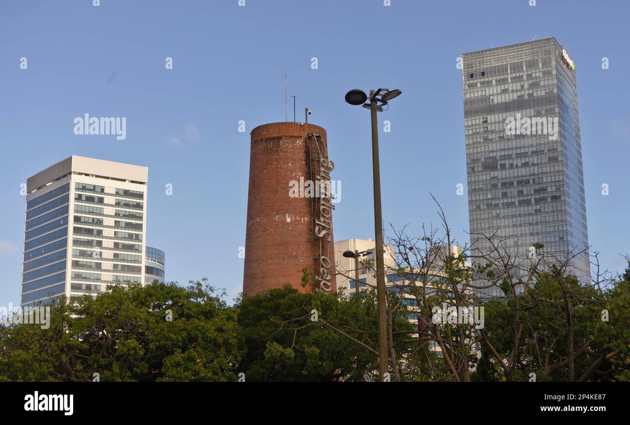 New business centre buildings under construction in Montevideo, Uruguay