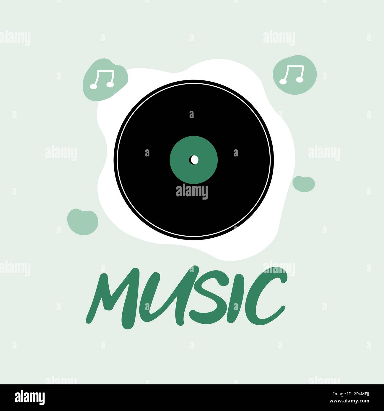 Different music records: vinyl, audio cassette, compact disk, reel to reel  tape Stock Vector Image & Art - Alamy