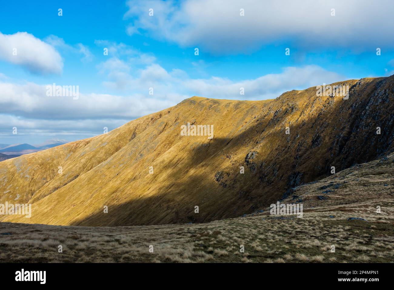 The scottish Munro mountain of Moruisg Stock Photo Alamy