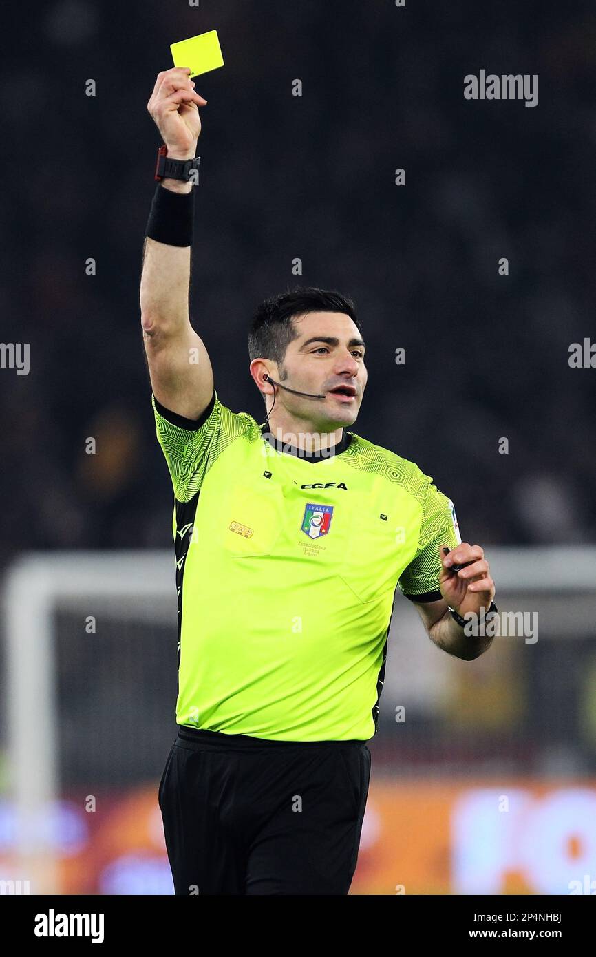 Vicenza, Italy. 06th Apr, 2022. The Referee of the match Maresca