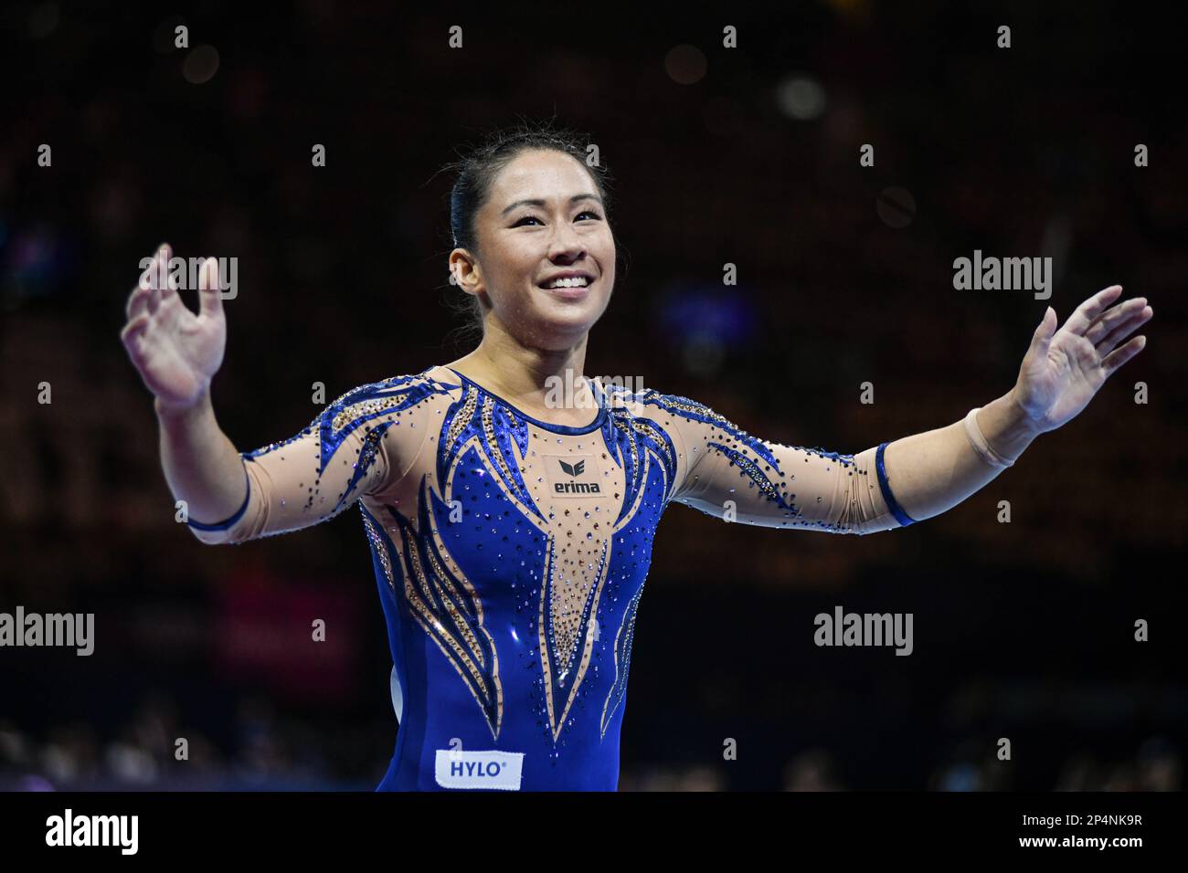 Kim Bui (Germany, Bronze Medal). European Championships Munich 2022: Artistic Gymnastics, Women's Team Finals Stock Photo