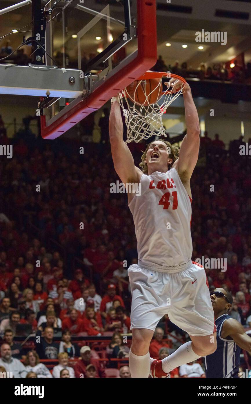 Feb 15, 2014: New Mexico Lobos forward Cameron Bairstow #41 in action  during the NCAA basketball game between Nevada Wolf Pack and University New  Mexico Lobos at The Pit in Albuquerque, New