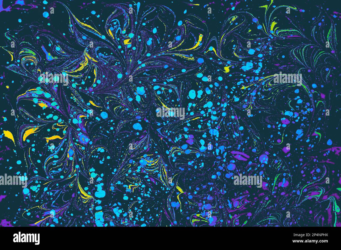 Ebru marble effect pattern design for print Stock Photo - Alamy