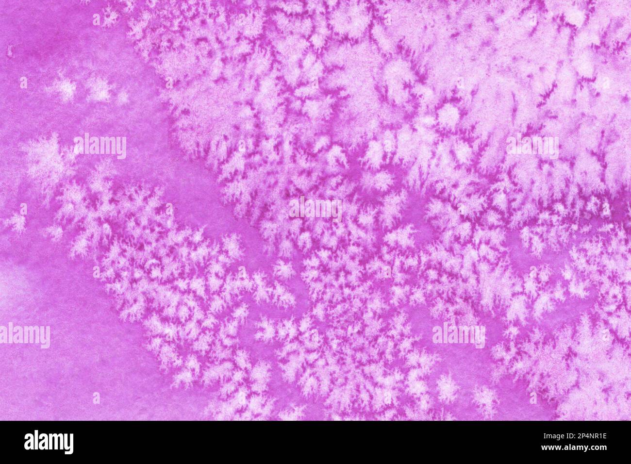 Watercolor texture made in salt technique. Abstract hand-drawn ...