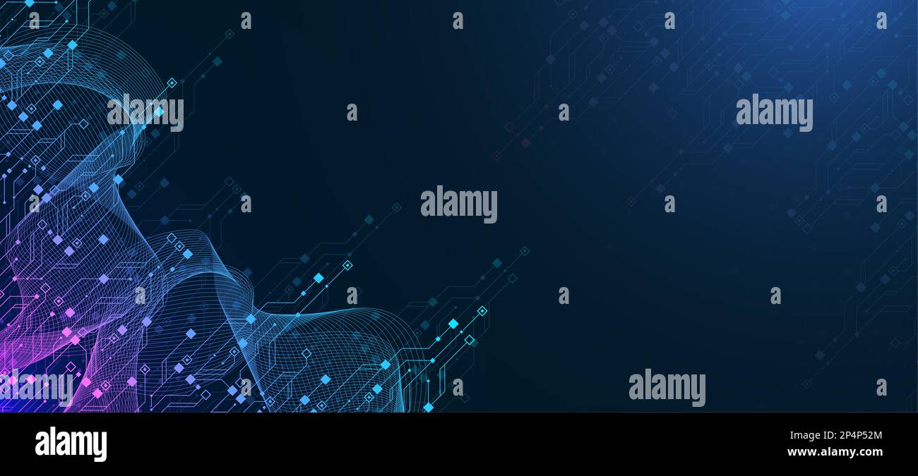 Modern technology circuit board illustration texture background design ...