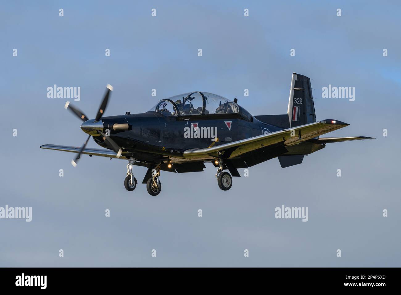 RAF Valley, Holyhead, Wales on March 2 2023. Royal Air Force Texan