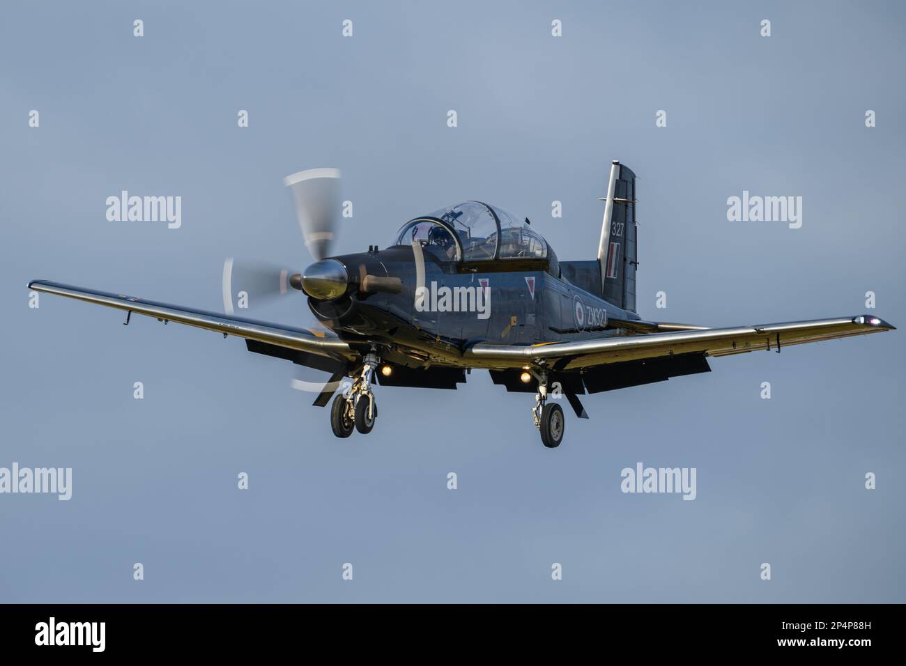 RAF Valley, Holyhead, Wales on March 2 2023. Royal Air Force Texan