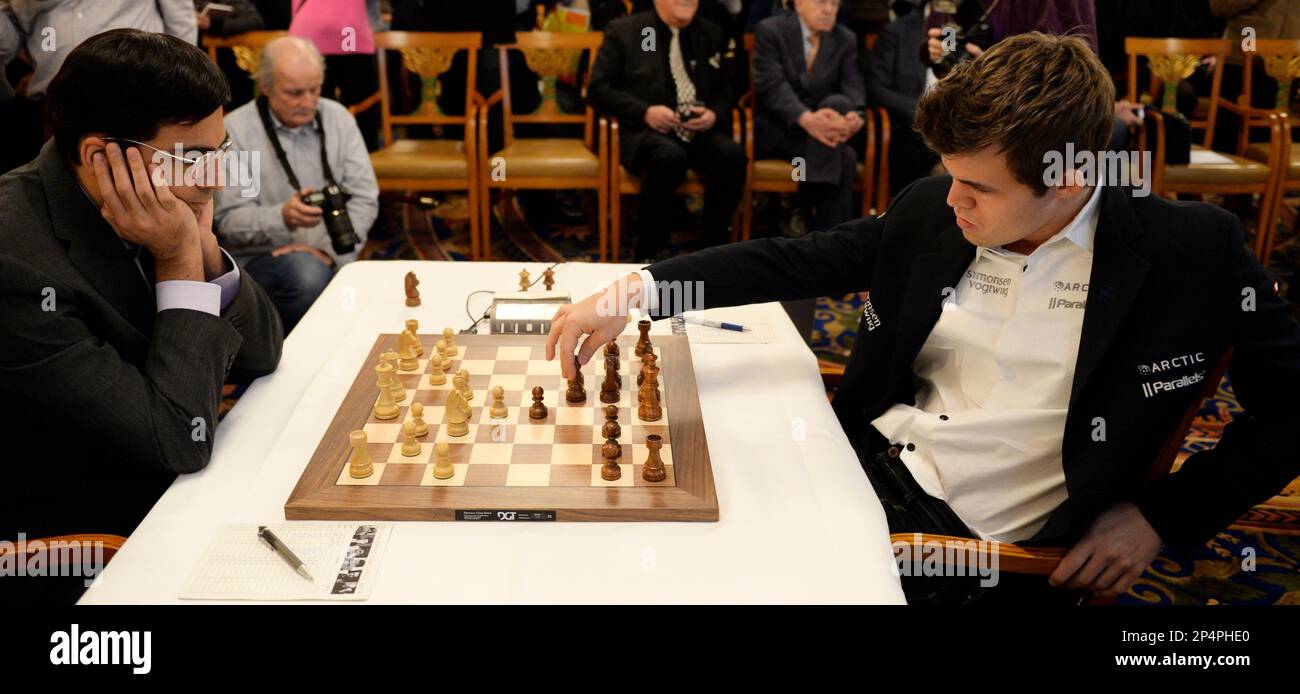 World Chess Championship 2014 Match Magnus Carlsen vs Viswanathan Anand