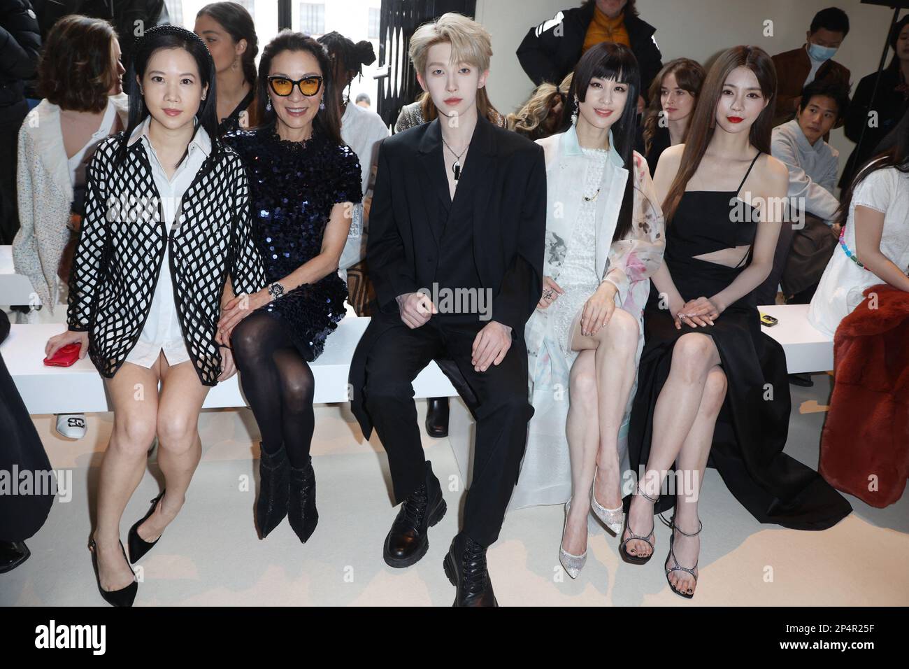 Paris, France. 06th Mar, 2023. Guest, Michelle Yeoh, Liu Yu, Sheng Yi