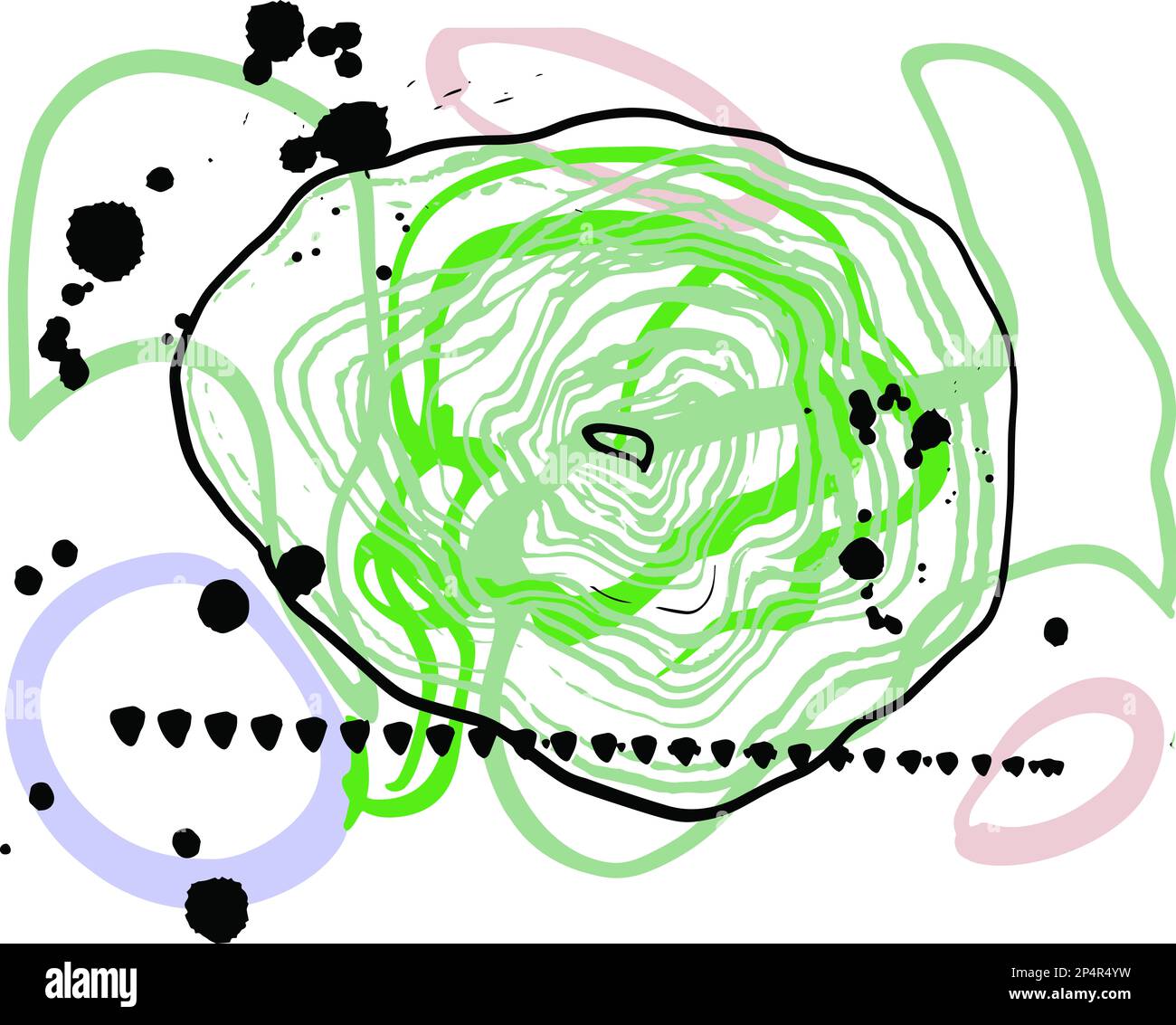 Liquid Abstract shapes set. Isolated Flat Vector background ...