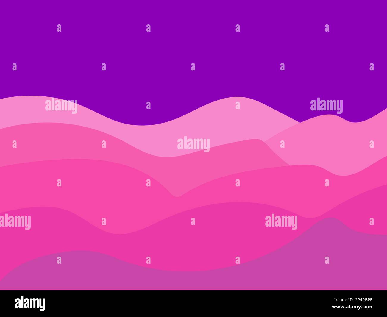 Desert landscape with dunes in a minimalist style. Flat design. Boho