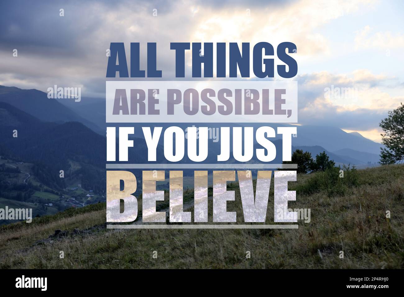 Inspirational Faith Poster Hi res Stock Photography And Images Alamy