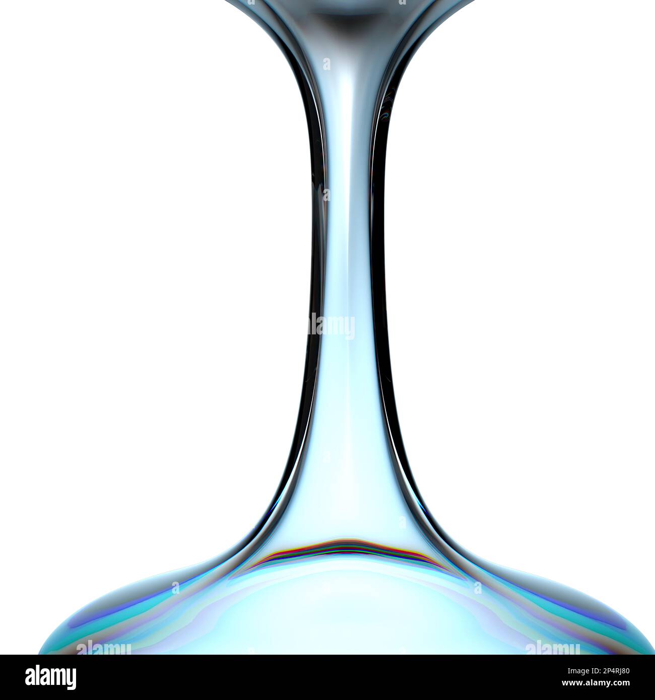transparent stretched hyaluronic acid dripping water fresh and clean ...
