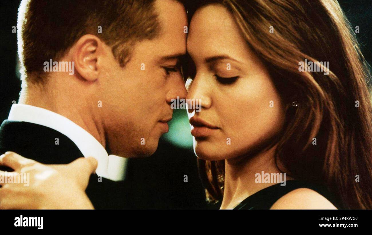 MR. and MRS. SMITH 2005 20th Century Fox film with Brad Pitt and Angelina Jolie Stock Photo