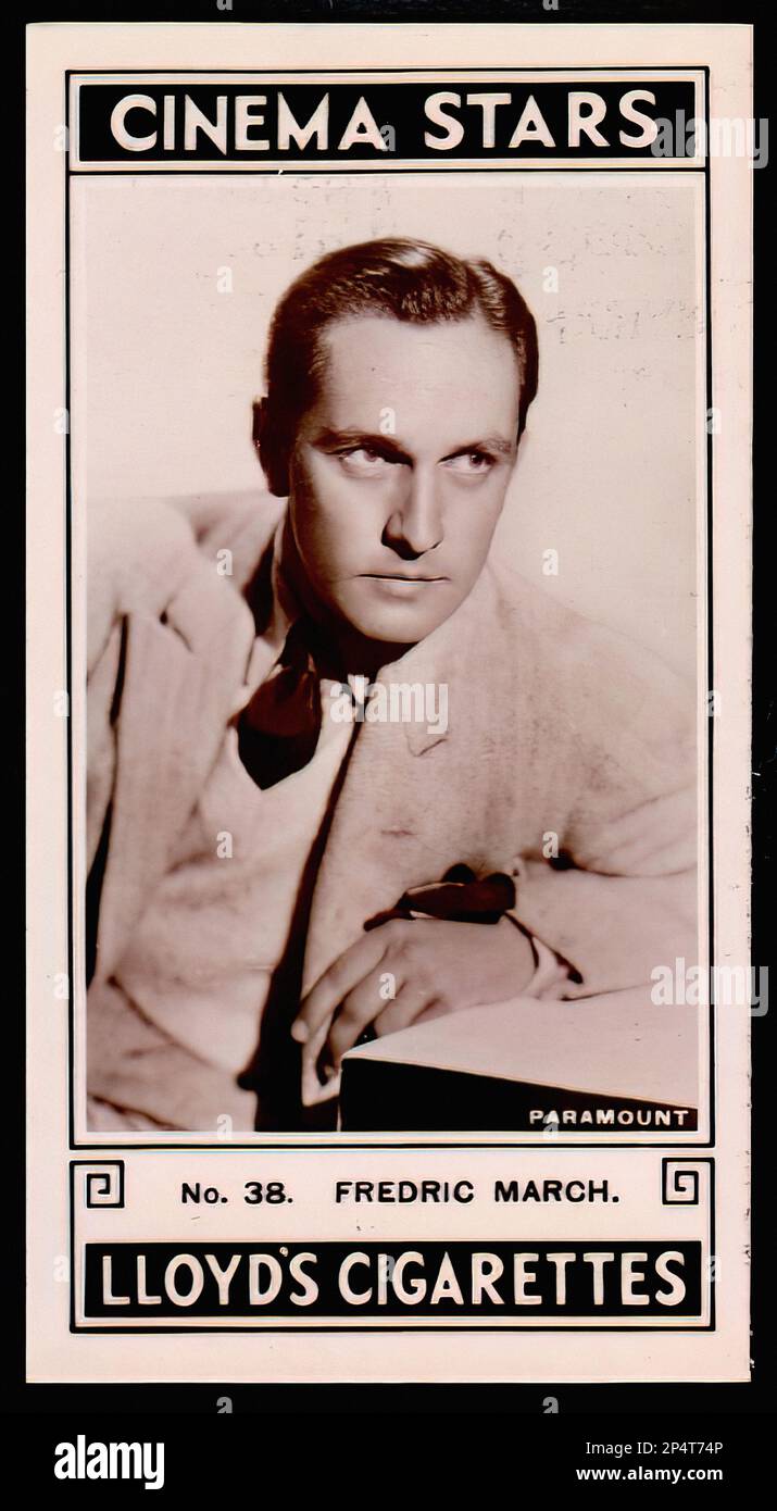 Fredric march portrait hi-res stock photography and images - Alamy