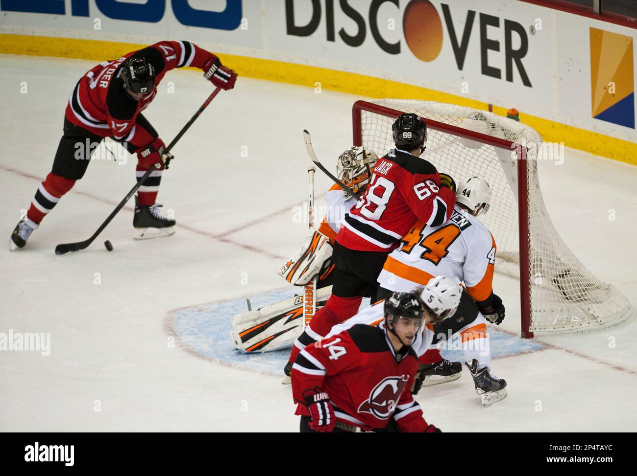 Jan. 7, 2014 Newark, New Jersey, U.S. Devils' right wing Michael