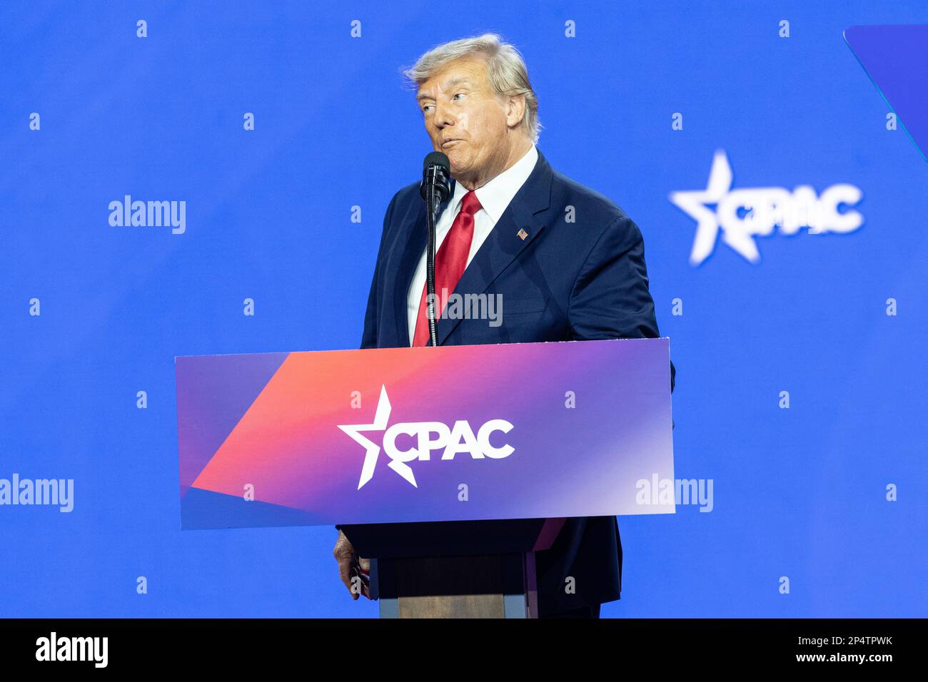 Donald J. Trump, 45th President of the United States speaks on the 3rd