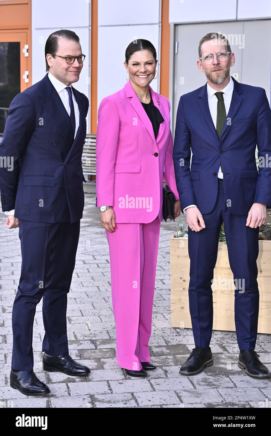 Princess Jacob Prince Daniel and Crown Princess Victoria are welcomed by Minister of ...