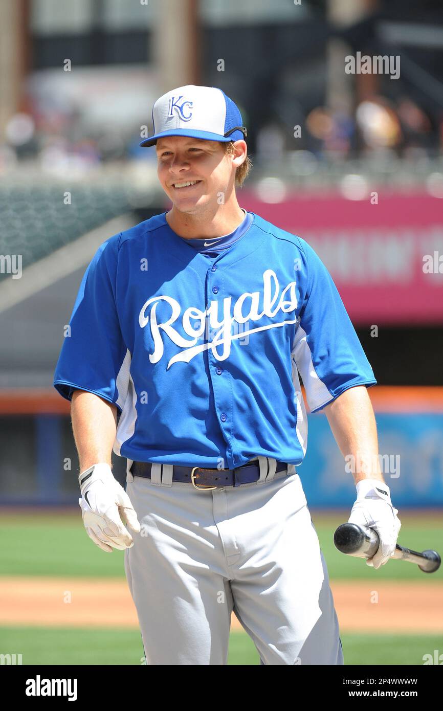 Kansas City Royals infielder Chris Getz (17) during game against the New  York Mets at Citi Field in Queens, New York; August 4, 2013. Royals  defeated Mets 6-2. (AP Photo/Tomasso DeRosa Stock Photo - Alamy