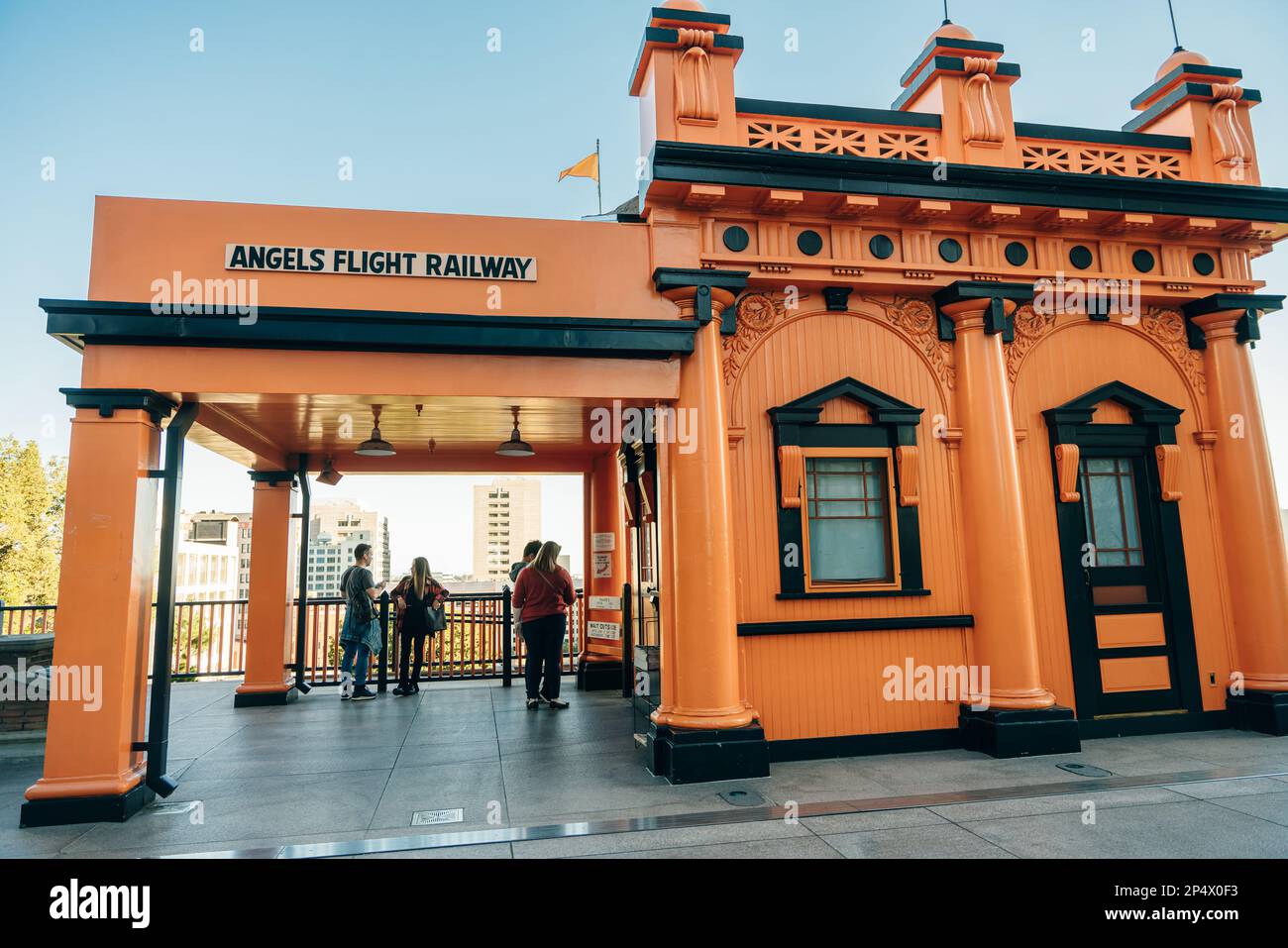 los angeles, usa - sep 2022 angels flight railway. High quality photo ...