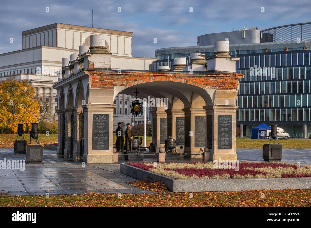 Warsaw, Poland October 27, 2021 Tomb of the Unknown Soldier