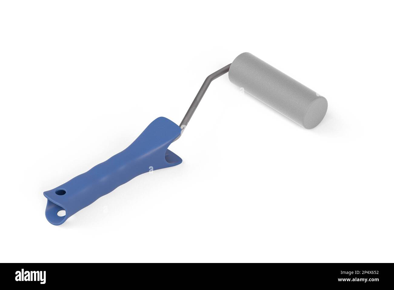 Paint roller isolated on white background 3D render Stock Photo Alamy