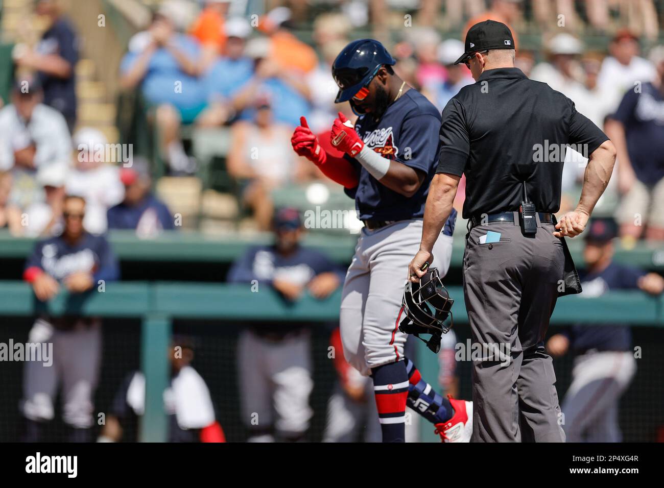 Atlanta Braves center fielder Michael Harris II during the post