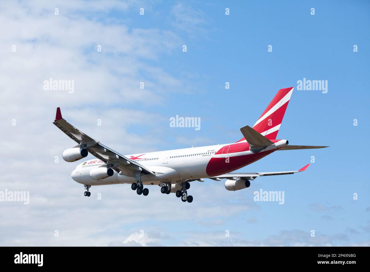 SaintDenis, Reunion September 20 2014 Airbus A340300 from Air