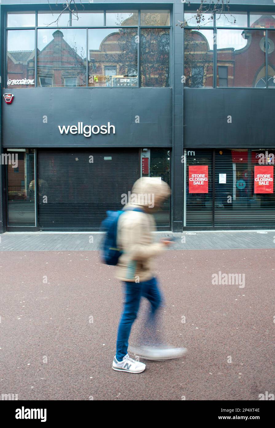 Leicester, UK. 06 March 2023. Nationwide economic downturn continues as