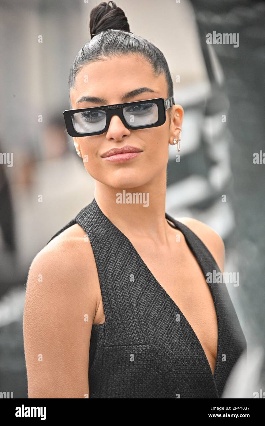 Paris, France. 06th Mar, 2023. Jessica Aidi arriving at Louis Vuitton