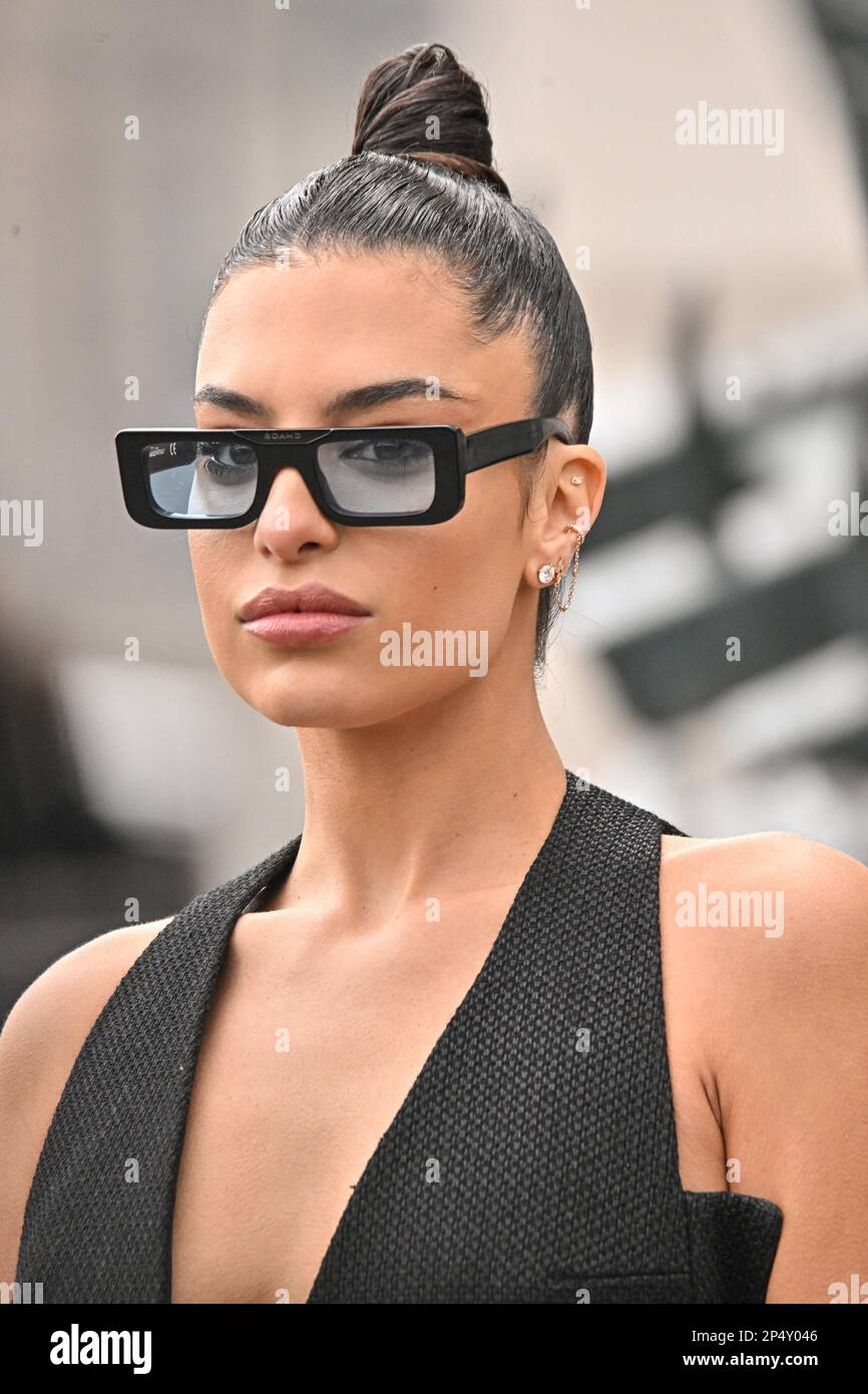 Paris, France. 06th Mar, 2023. Jessica Aidi arriving at Louis Vuitton