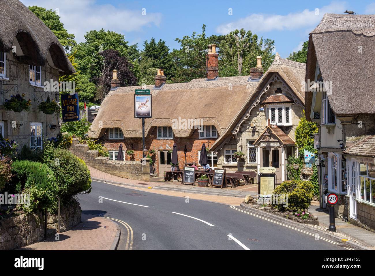 Shanklin Old Village, Isle of Wight, UK Stock Photo Alamy