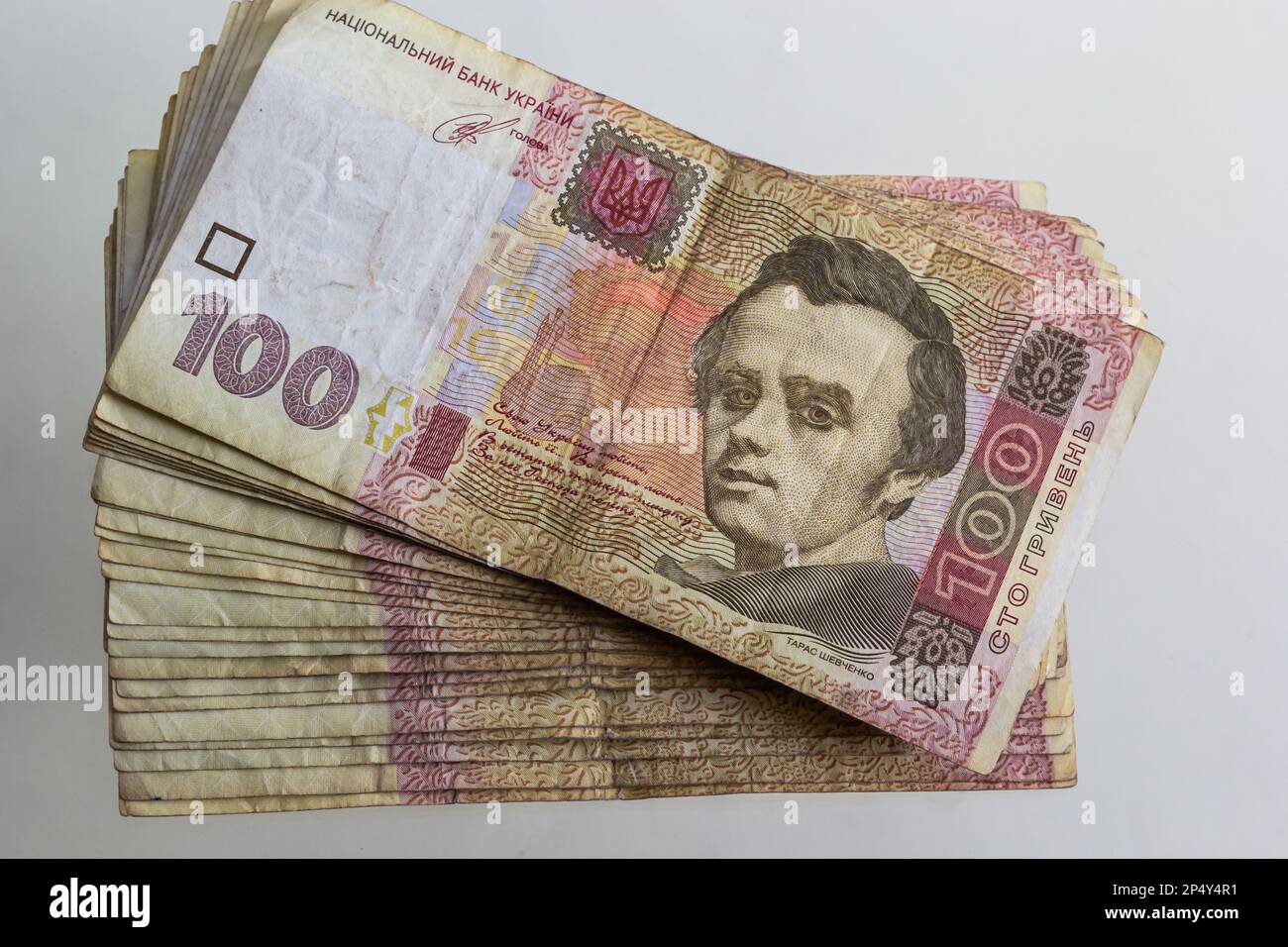 Money of Ukraine hryvnia, hryvnia, grivna, Ukrainian currency 100