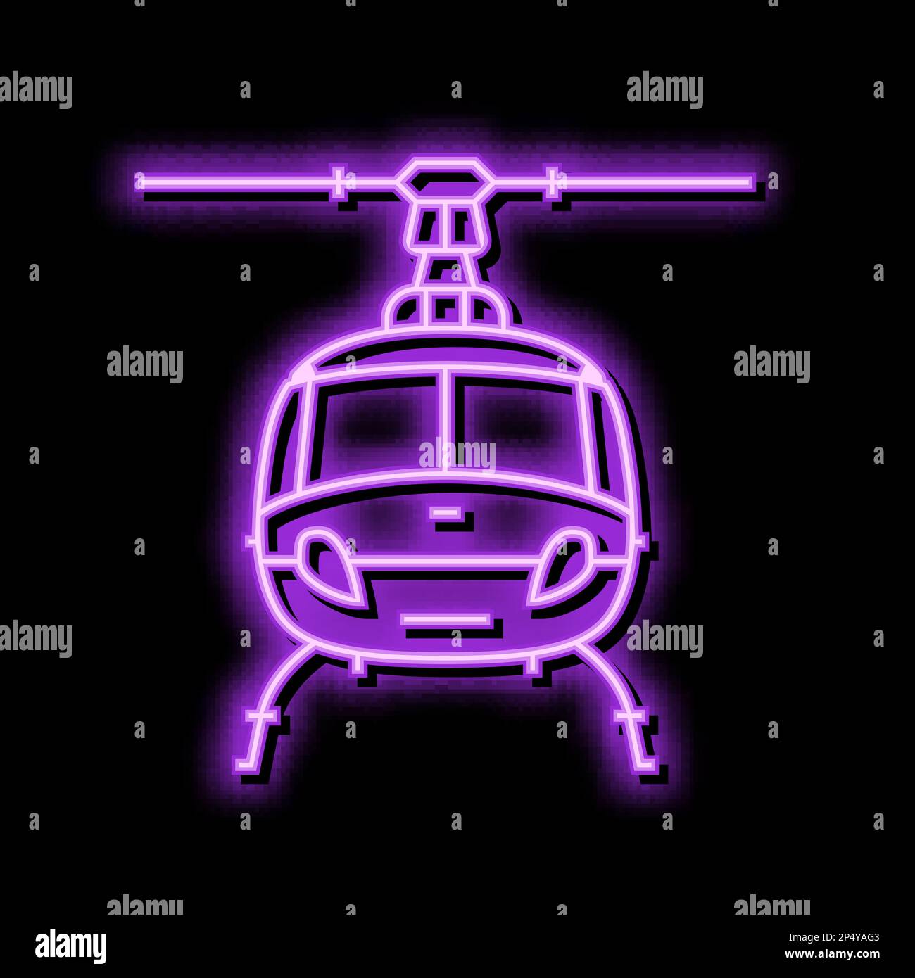 helicopter transport vehicle color icon vector illustration Stock ...