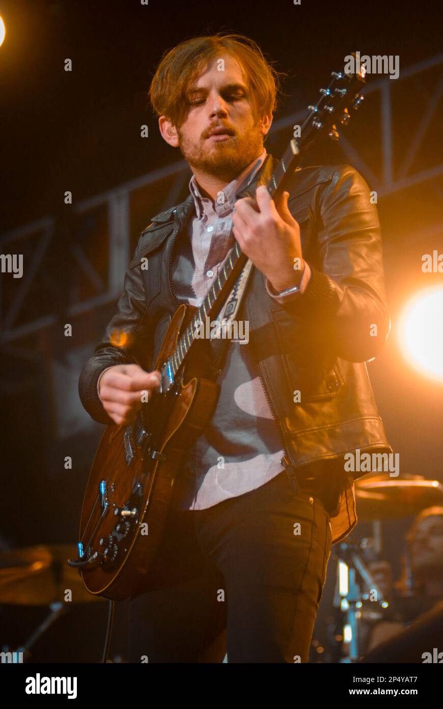 Caleb Followill - Kings of Leon, V2008, Hylands Park, Chelmsford, Essex, Britain - 17 August 2008 Stock Photo