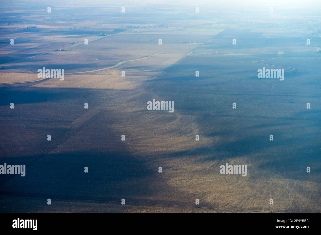 This aerial view on Monday, Nov. 18, 2013, the path of the tornado is ...