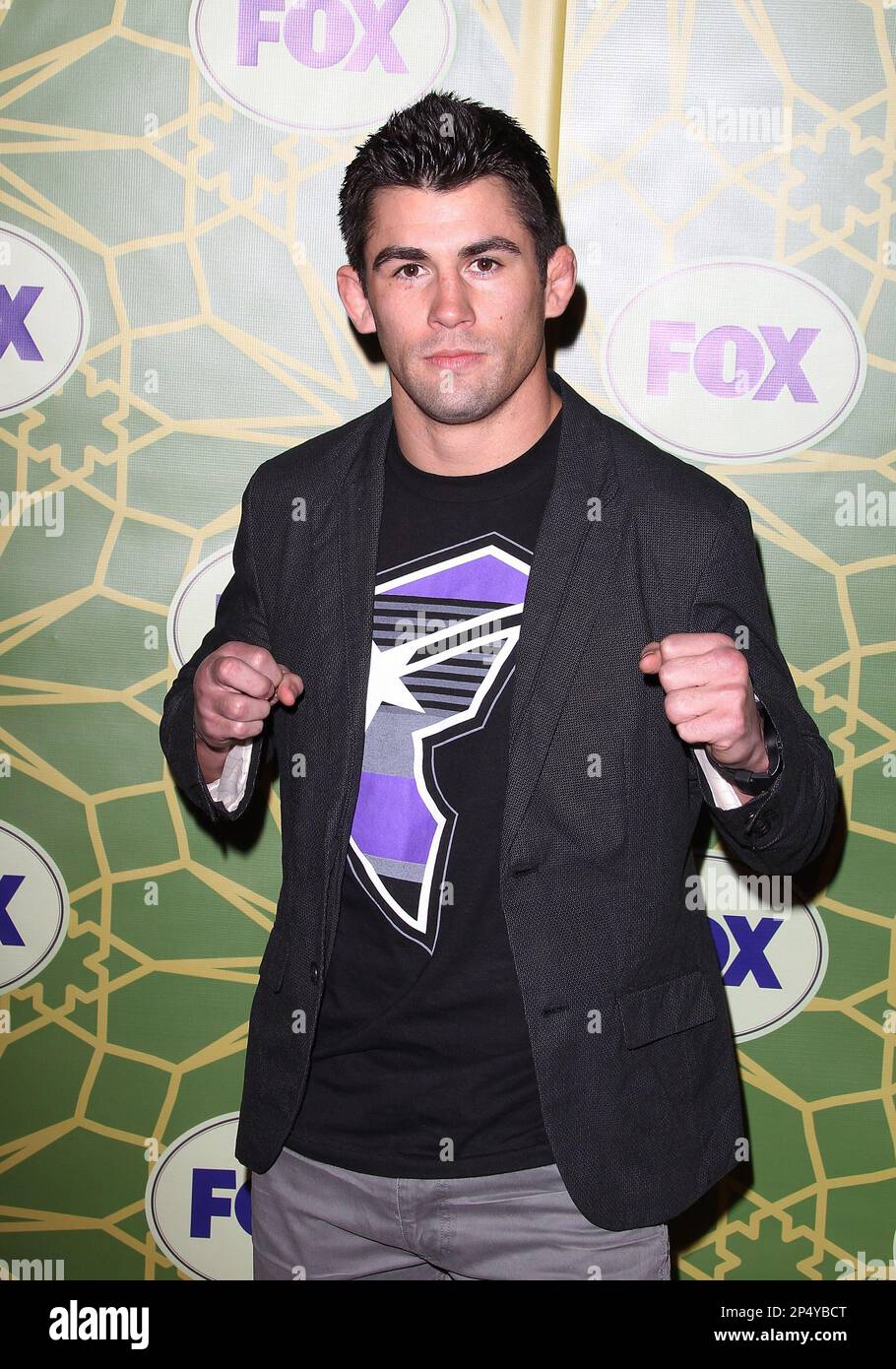 Dominick Cruz arrives at Fox's AllStar Party at Castle Green on