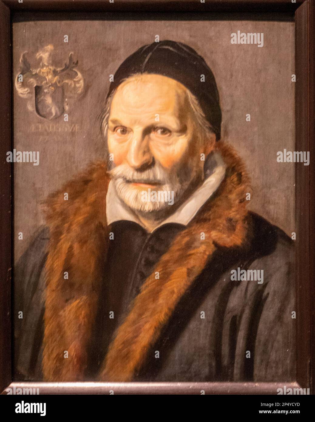 'Portrait of Jacobus Zaffius' by Frans hals, 1611 Stock Photo