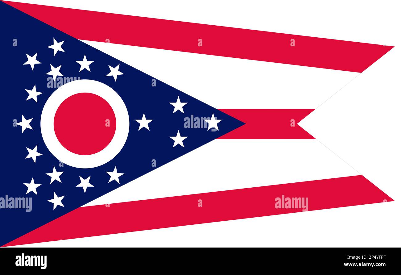 State flag of Ohio Stock Photo - Alamy