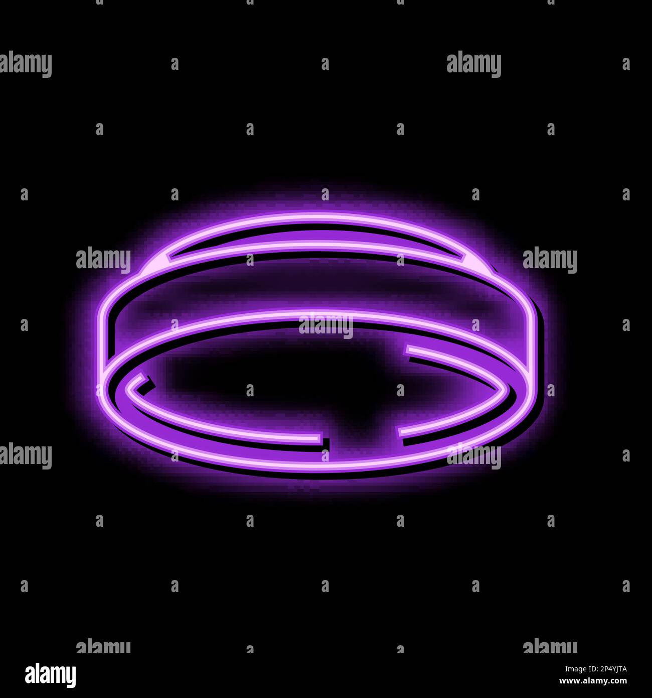 led lamp ceiling neon glow icon illustration Stock Vector Image & Art ...