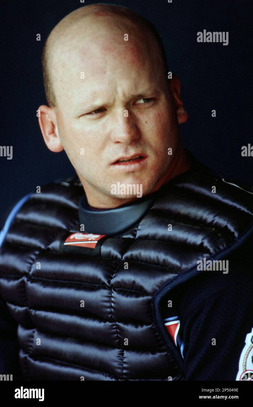 Todd Greene of the Anaheim Angels during a game circa 1999 at Angel