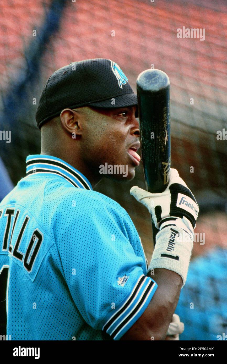 Luis Castillo of the Florida Marlins during a game against the Los
