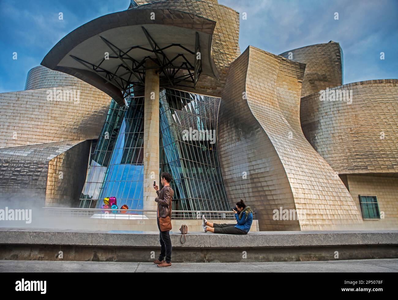 Guggenheim Museum,  Bilbao, Spain Stock Photo