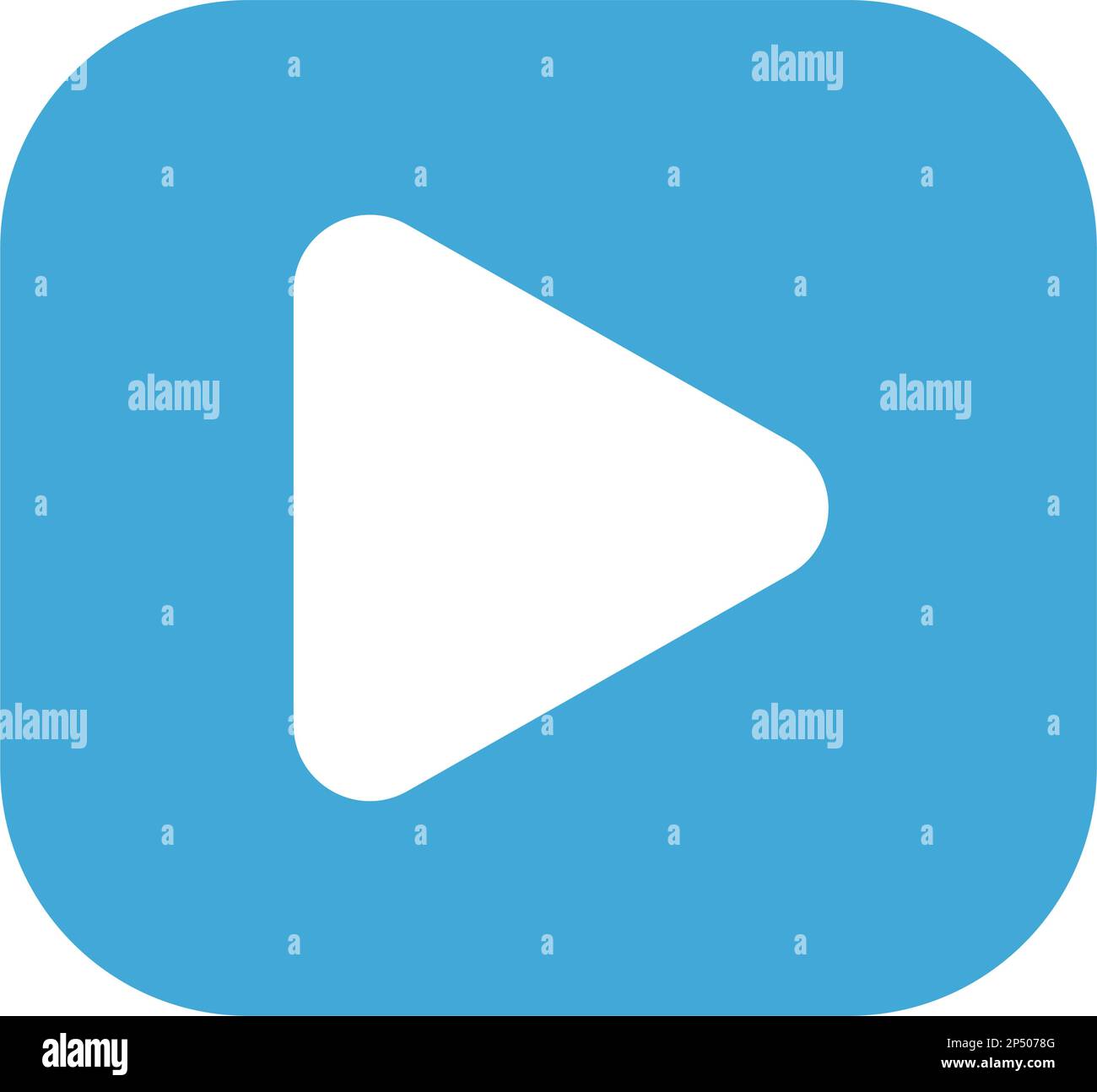 flat play button Stock Vector Image & Art - Alamy