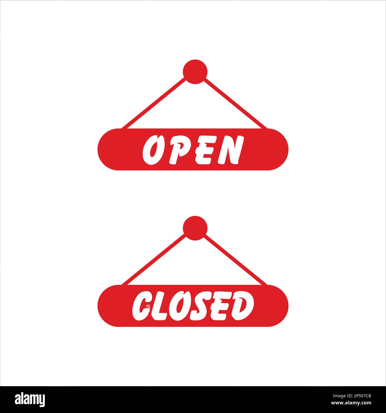 Red Sign Sorry We Closed Shadow Stock Vector (Royalty Free