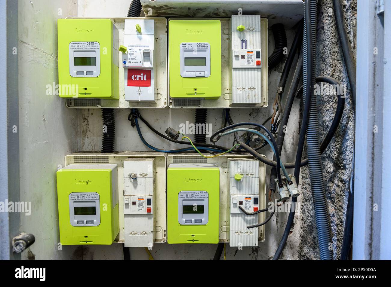 Linky electricity meter hi-res stock photography and images - Alamy